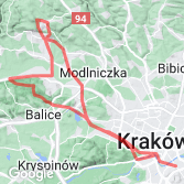 Mapa Wąwóz Kochanowski i Bolehowicka